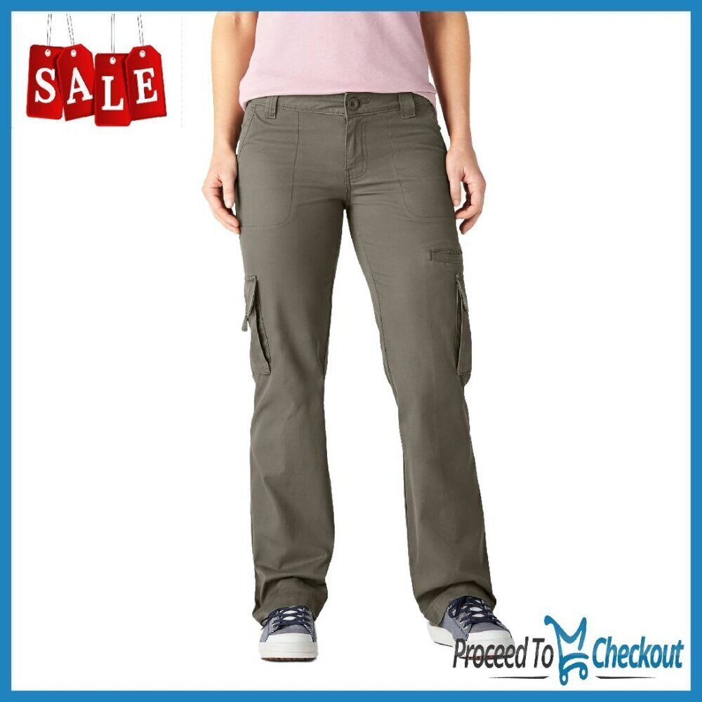 Relaxed Fit Cargo Pants 32" Inseam 100% Cotton Casual